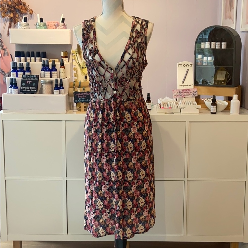 (Women’s S) Floral Layering Dress